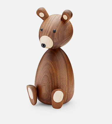 Drewniany Niedźwiadek Papa Bear 23,5 cm Orzech amerykański