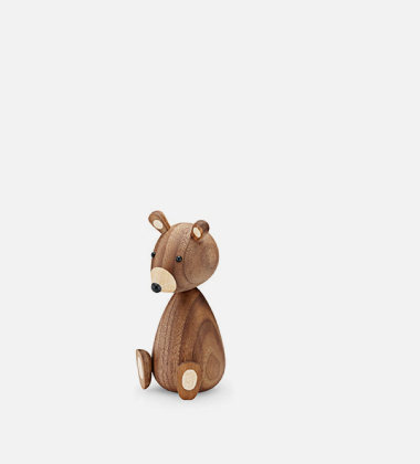 Drewniany Niedźwiadek Baby Bear 11 cm Orzech amerykański