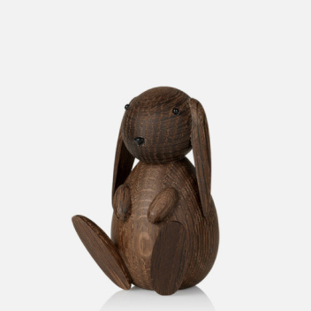 Drewniany Króliczek BUNNY 9 cm Smoked Oak