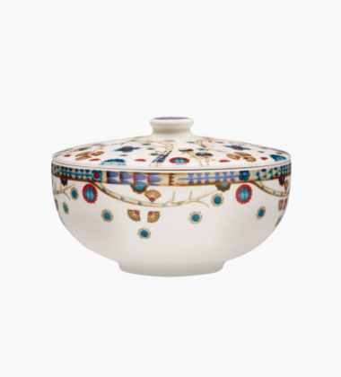 Misa porcelanowa z pokrywą 800 ml TAIKA SOUP BOWL WITH LID White