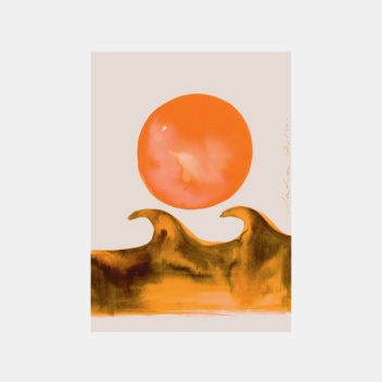 Poster 50x70 FLOWER STUDIES 03 - Stensöta by Veronica Rönn