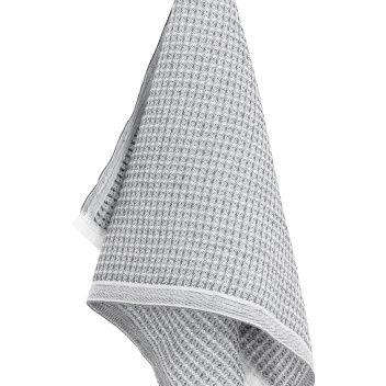 Ręcznik lniany LAINE 35x55 Biało-Szary