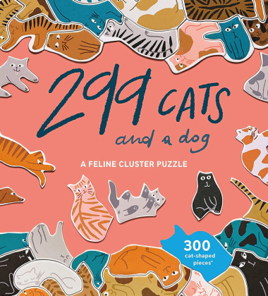 Puzzle w kształcie kotów 299 CATS AND ONE DOG