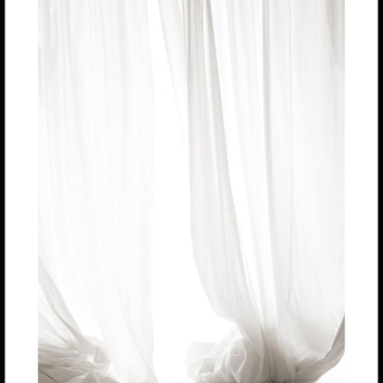 Plakat 50x70 LIGHT BEHIND THE CURTAINS