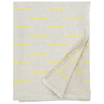 Ręcznik kąpielowy lniany PAUSSI 95x180 cm Linen-Yellow