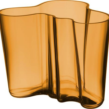 Wazon szklany ALVAR AALTO VASE 16 cm Miedziany