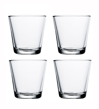 Szklanki KARTIO Glass 210 ml Set of 4 Przezroczyste