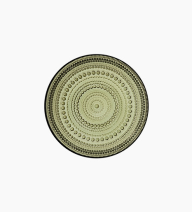 Talerz szklany KASTEHELMI 17 cm Moss Green