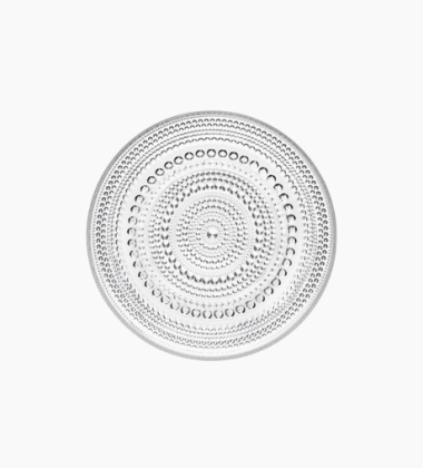 Talerz szklany KASTEHELMI 17 cm Clear