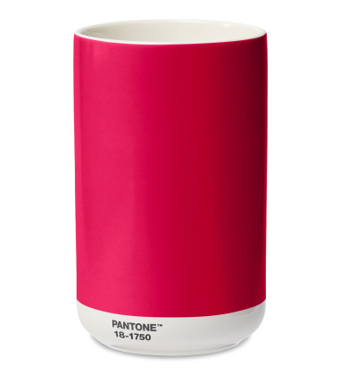 Wazon z porcelany 1L PANTONE JAR CONTAINER COLOR OF THE YEAR 2023 - Viva Magenta 18-1750