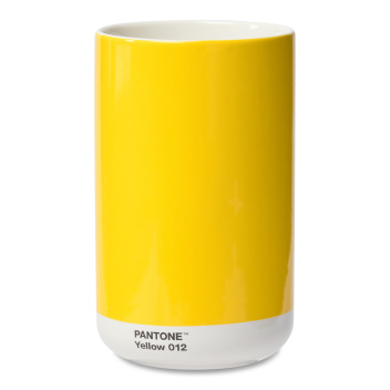 Wazon z porcelany 1L PANTONE JAR CONTAINER  - Yellow 012 C