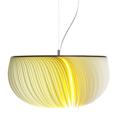 Lampa wisząca Moonjelly 51 cm Cytrynowa