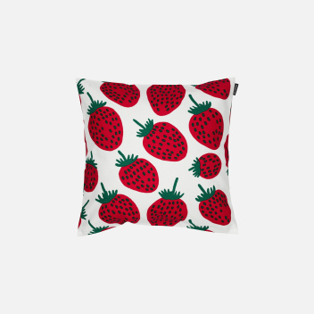 Poszewka na poduszkę bawełniana 40x40 cm MANSIKKA Pieni Cushion Cover Red-White