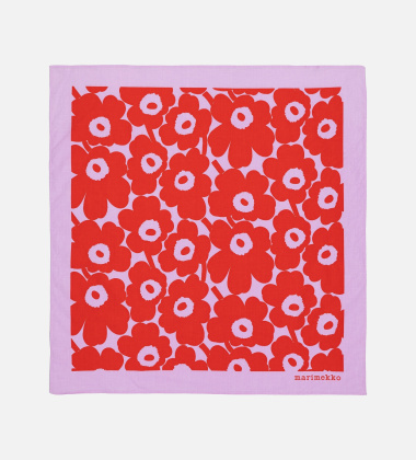 Bawełniana apaszka 55x55 cm ASTRILLI UNIKKO Scarf Pink-Red