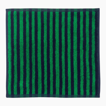 Ręcznik do rąk frotte dwustronny 30x30 KAKSI RAITAA Dark Blue-Green