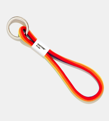 Kolorowa smycz na klucze PANTONE KEYCHAIN SHORT - Pride