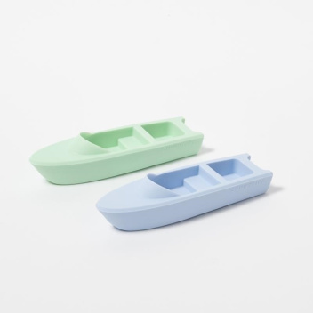 Silikonowe foremki plażowe łódeczki CIRCUS Set 2 Blue-Green