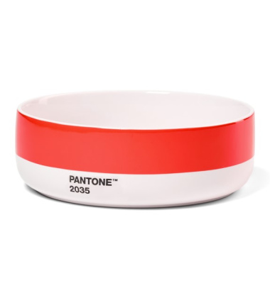 Miseczka z porcelany 14,5x5 cm PANTONE BOWL Red 2035