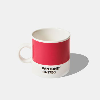 Kubek z uchem 120 ml PANTONE ESPRESSO CUP COLOR OF THE YEAR 2023 - Viva Magenta 18-1750