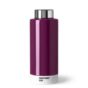 Butelka na wodę 630 ml PANTONE STEEL DRINKING BOTTLE - Aubergine 229