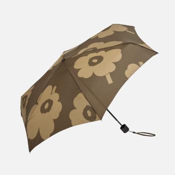 Parasolka składana Mini Manual JUHLAUNIKKO Umbrella Brown-Beige