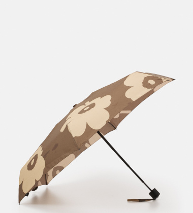 Parasolka składana Mini Manual JUHLAUNIKKO Umbrella Brown-Beige