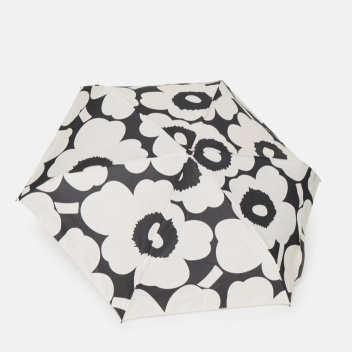 Parasolka składana Mini Manual UNIKKO Umbrella Black-Off-White