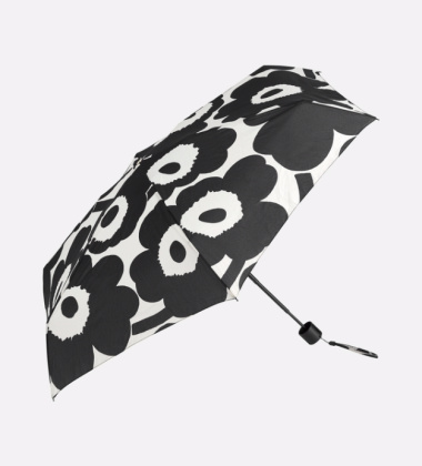 Parasolka składana Mini Manual UNIKKO Umbrella Black-White