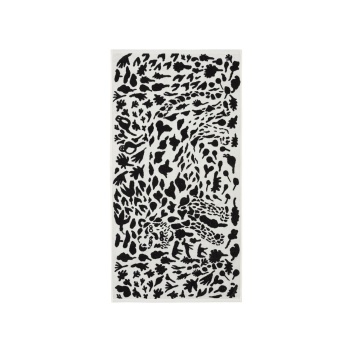 Ręcznik kąpielowy frotte 70x140 CHEETAH Bath Towel Oiva Toikka - White-Black