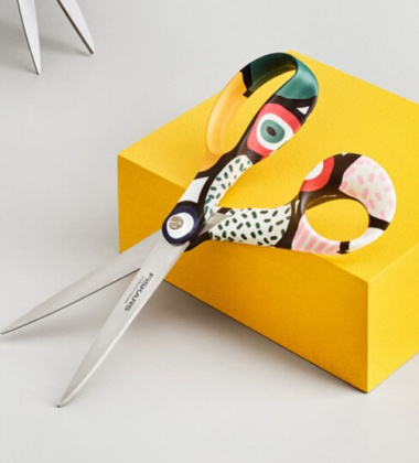 Nożyczki 21 cm POMPOM Scissors Oiva Toikka Fiskars - White-Black