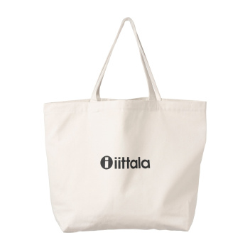 Torba bawełniana IITTALA Canvas Logo Tote Bag 50x38x14 Natural