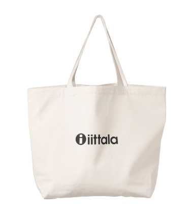 Torba bawełniana IITTALA Canvas Logo Tote Bag 50x38x14 Natural