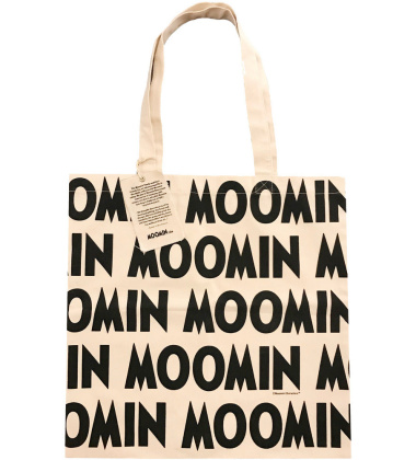 Torba bawełniana MOOMIN Canvas Logo Tote Bag 45x45 Natural