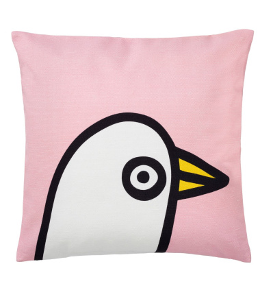 Poszewka na poduszkę 47x47 BIRDIE Cushion Cover Oiva Toikka - Pink