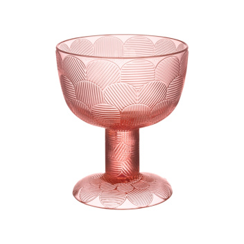 Pucharek szklany MIRANDA BOWL 145 mm Salmon Pink