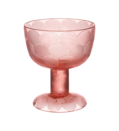 Pucharek szklany MIRANDA BOWL 145 mm Salmon Pink