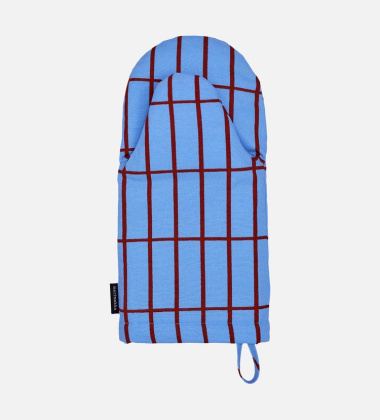 Rękawica kuchenna 15x31,5  PIENI TIILISKIVI Oven Mitten Light Blue-Dark Red