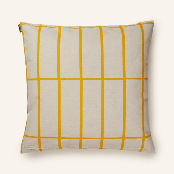 Poszewka lniana na poduszkę 50x50 TIILISKIVI Cushion Cover Linen-Yellow