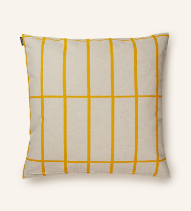 Poszewka lniana na poduszkę 50x50 TIILISKIVI Cushion Cover Linen-Yellow