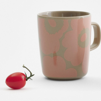 Kubek z porcelany 250 ml UNIKKO Oiva Mug Peach-Terra