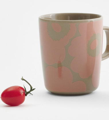 Kubek z porcelany 250 ml UNIKKO Oiva Mug Peach-Terra