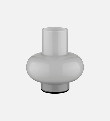 Wazon szklany UMPU Vase 18,6x20 cm - Milk Grey