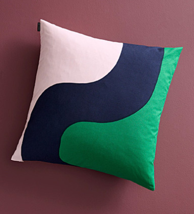 Poszewka na poduszkę 50x50 cm SEIREENI Cushion Cover Dark Blue-Green-Peach
