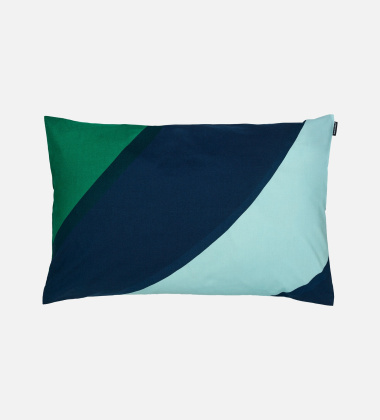 Poszewka na poduszkę 40x60 cm SAVANNI Cushion Cover Dark Blue-Green-Mint