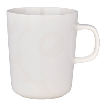 Kubek z porcelany z uchem 250 ml UNIKKO Mug Off White