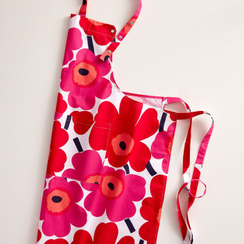 Fartuszek kuchenny 84x85 cm UNIKKO Apron Red-White