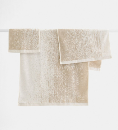 Ręcznik kąpielowy frotte 70x150 KUISKAUS Bath Towel Grey-Off White