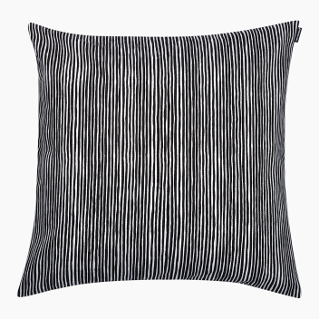 Poszewka na poduszkę 50x50 VARVUNRAITA Cushion Cover White-Black