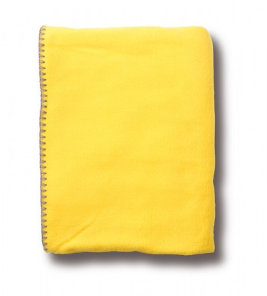 Kocyk polarowy Chilli Kids 130x170 Żółty