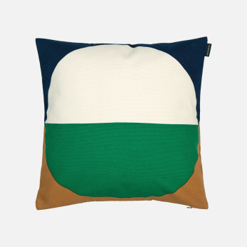 Poszewka na poduszkę 40x40 VIITTA Cushion Cover Dark Blue-Green-Off White